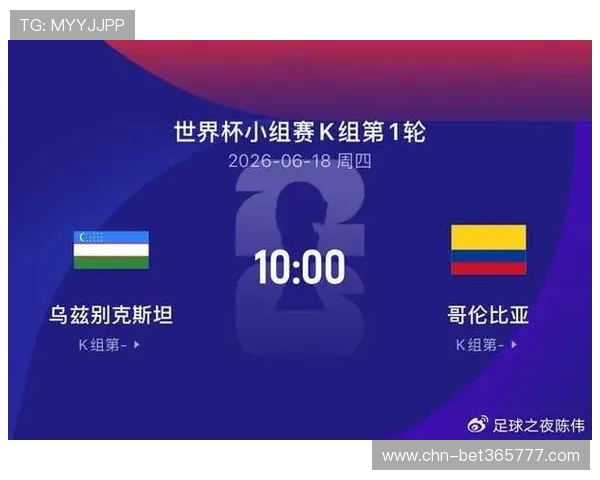 乌兹别克斯坦对哥伦比亚比赛预计首发球员名单及比赛亮点